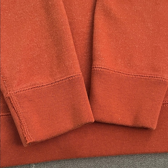 Abercrombie & Fitch Men's Zip-Up Sweater in Vibrant Orange used good condition - Picture 6 of 11